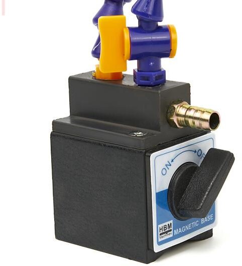 HBM Magnetfod med 2 x 300 mm. Kølearme med hane