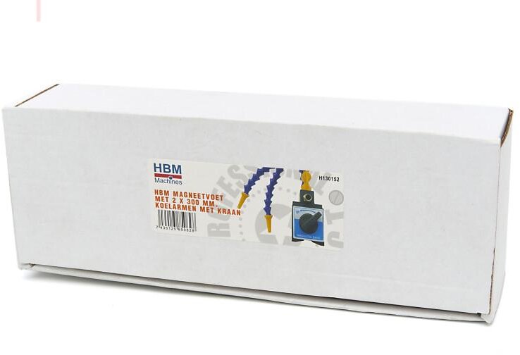 HBM Magnetfod med 2 x 300 mm. Kølearme med hane