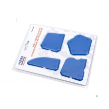Ensemble de 4 lisseurs de joints en silicone et de calfeutrage HBM