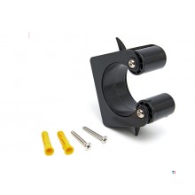 HBM Cykelbeslag, Cykelklemme, Vægbeslag, Cykelvægklemme, Dækklemme, Cykeldækklemme