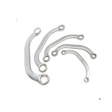 Stahlkaiser 5-delt C Dobbeltringnøkkelsett 8 – 22 mm. Stahlkaiser 5-delt C Dobbeltringnøkkelsett 8 – 22 mm.