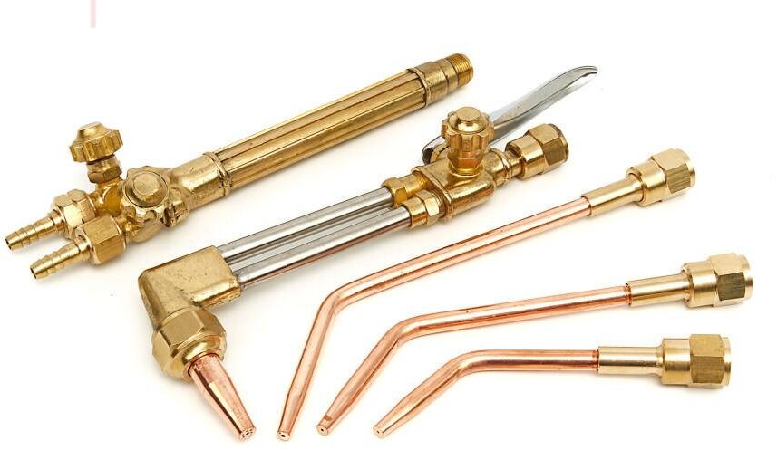 HBM 10-delers profesjonell sveisebrenner og skjærebrennersett