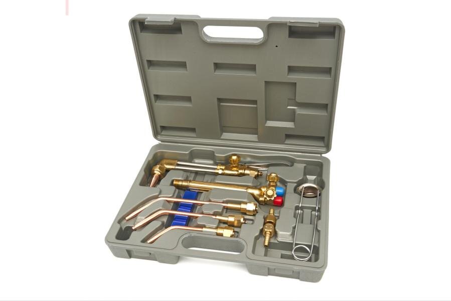HBM 10-delers profesjonell sveisebrenner og skjærebrennersett