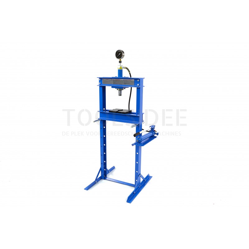Prensa hidráulica de taller / prensa de bastidor HBM de 12 toneladas