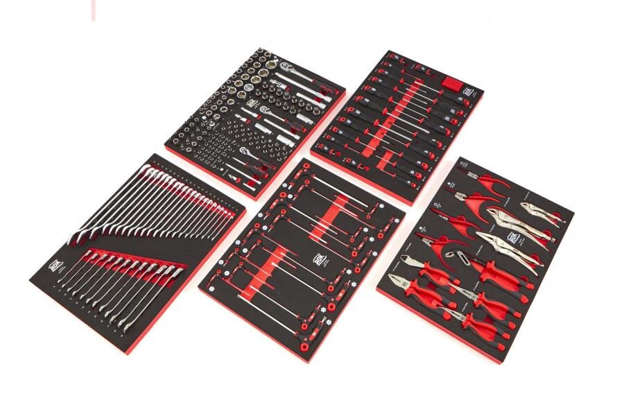 AOK Professional 249-teiliger Werkzeugwagen mit Füllung