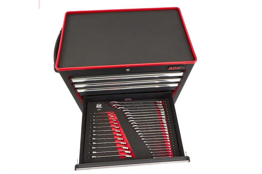 AOK Professional 249-teiliger Werkzeugwagen mit Füllung