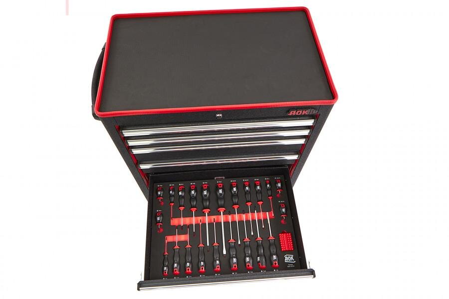 AOK Professional 249-teiliger Werkzeugwagen mit Füllung