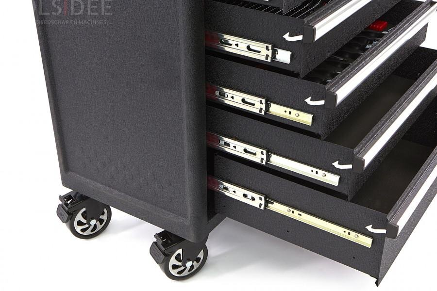 AOK Professional 249-teiliger Werkzeugwagen mit Füllung