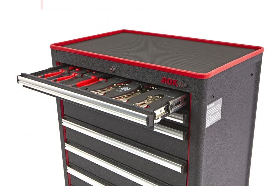 AOK Professional 249-teiliger Werkzeugwagen mit Füllung