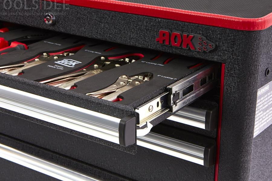 AOK Professional 249-teiliger Werkzeugwagen mit Füllung