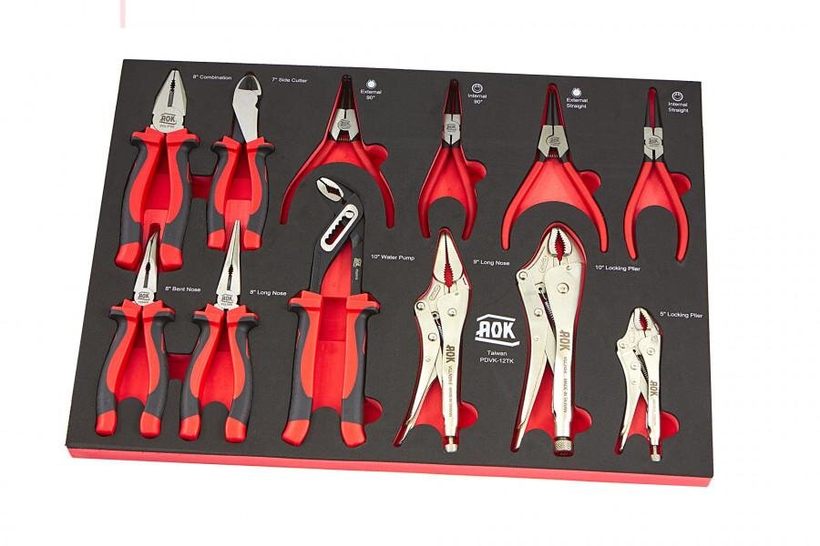 AOK Professional 249-teiliger Werkzeugwagen mit Füllung