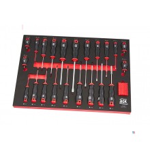 AOK Professional 249-teiliger Werkzeugwagen mit Füllung