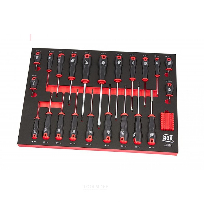 AOK Professional 249 Piece Filled Tool Trolley