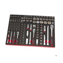 AOK Professional 249-teiliger Werkzeugwagen mit Füllung