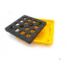 Bac de rétention et bac de récupération pour fût d'huile HBM de 42 litres