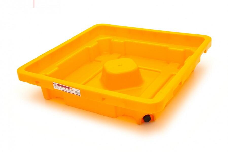 Bac de rétention et bac de récupération pour fût d'huile HBM de 42 litres