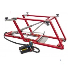 HBM 2500 kg. Rengøringsbro, Bilbro, Dækbro, Justerbar, Ekstra lav