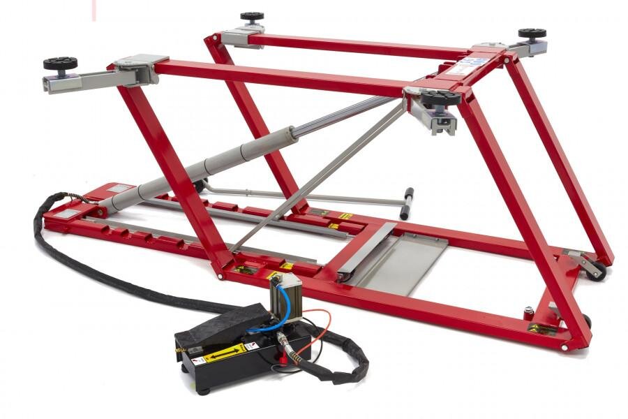 HBM 2500 kg. Rengøringsbro, Bilbro, Dækbro, Justerbar, Ekstra lav