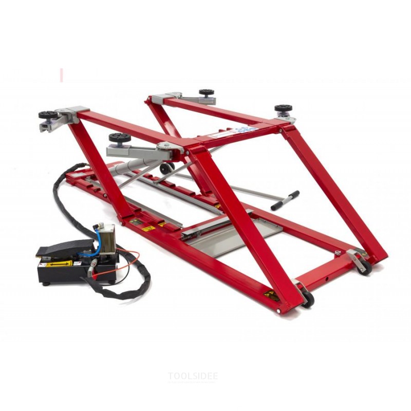HBM 2500 kg. Rengjøringsbro, Bilbro, Dekkbro, Justerbar, Ekstra lav