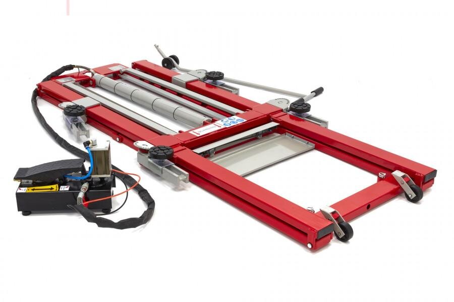 HBM 2500 kg. Rengøringsbro, Bilbro, Dækbro, Justerbar, Ekstra lav