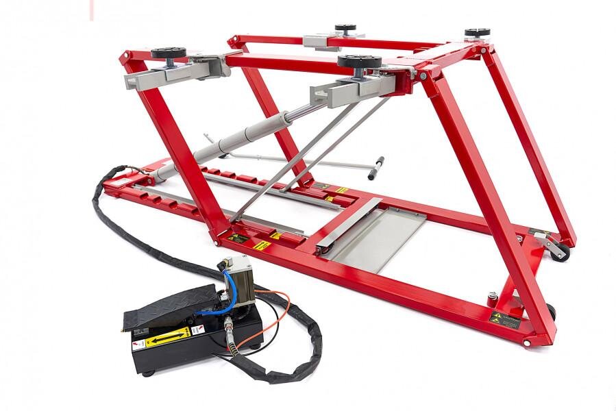 HBM 2500 kg. Rengøringsbro, Bilbro, Dækbro, Justerbar, Ekstra lav