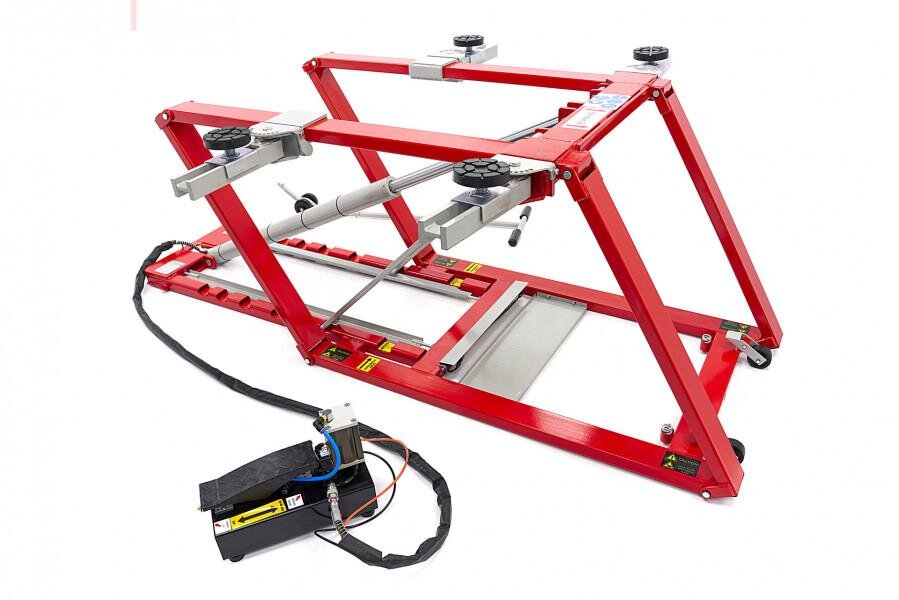 HBM 2500 kg. Rengøringsbro, Bilbro, Dækbro, Justerbar, Ekstra lav