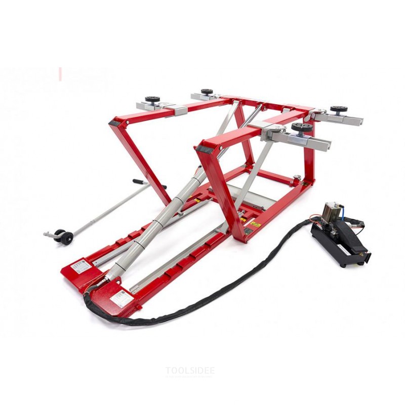 HBM 2500 kg. Rengjøringsbro, Bilbro, Dekkbro, Justerbar, Ekstra lav
