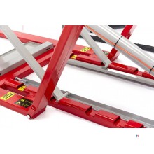 HBM 2500 kg. Rengøringsbro, Bilbro, Dækbro, Justerbar, Ekstra lav