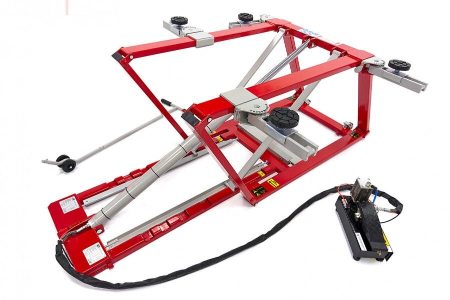 HBM 2500 kg. Rengøringsbro, Bilbro, Dækbro, Justerbar, Ekstra lav