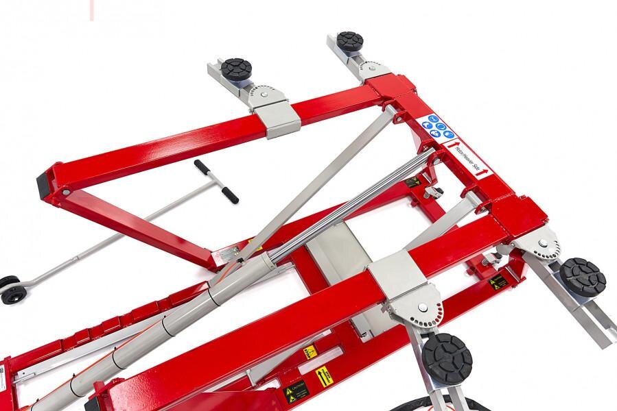 HBM 2500 kg. Rengøringsbro, Bilbro, Dækbro, Justerbar, Ekstra lav