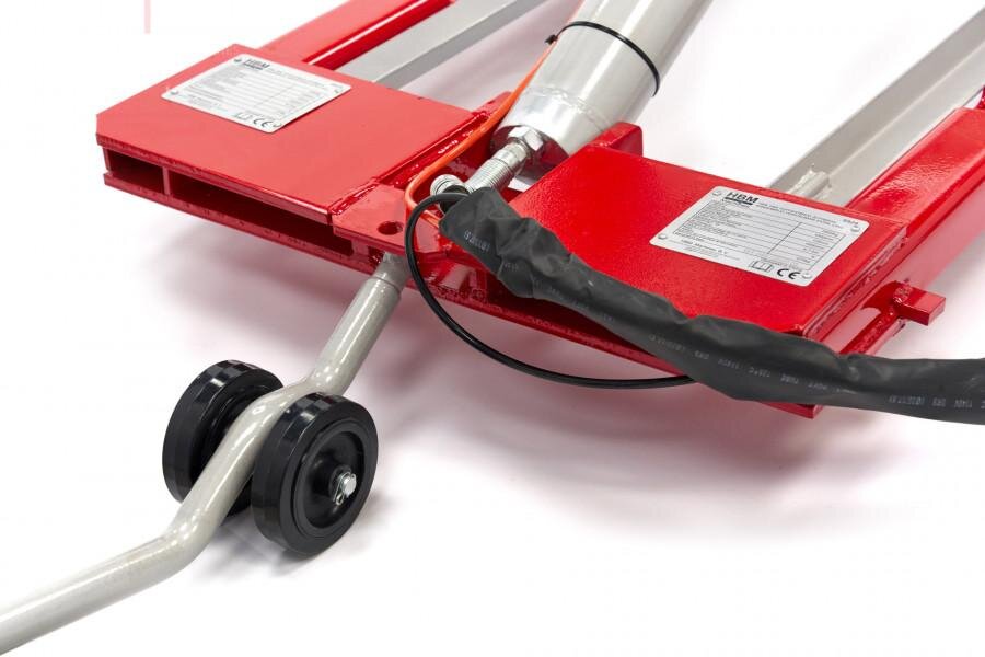 HBM 2500 kg. Rengøringsbro, Bilbro, Dækbro, Justerbar, Ekstra lav