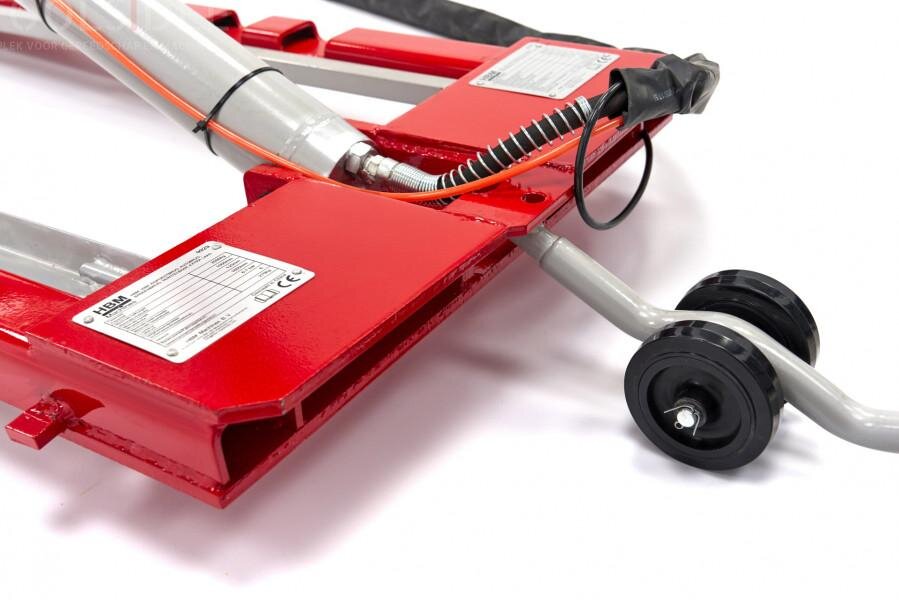 HBM 2500 kg. Rengøringsbro, Bilbro, Dækbro, Justerbar, Ekstra lav