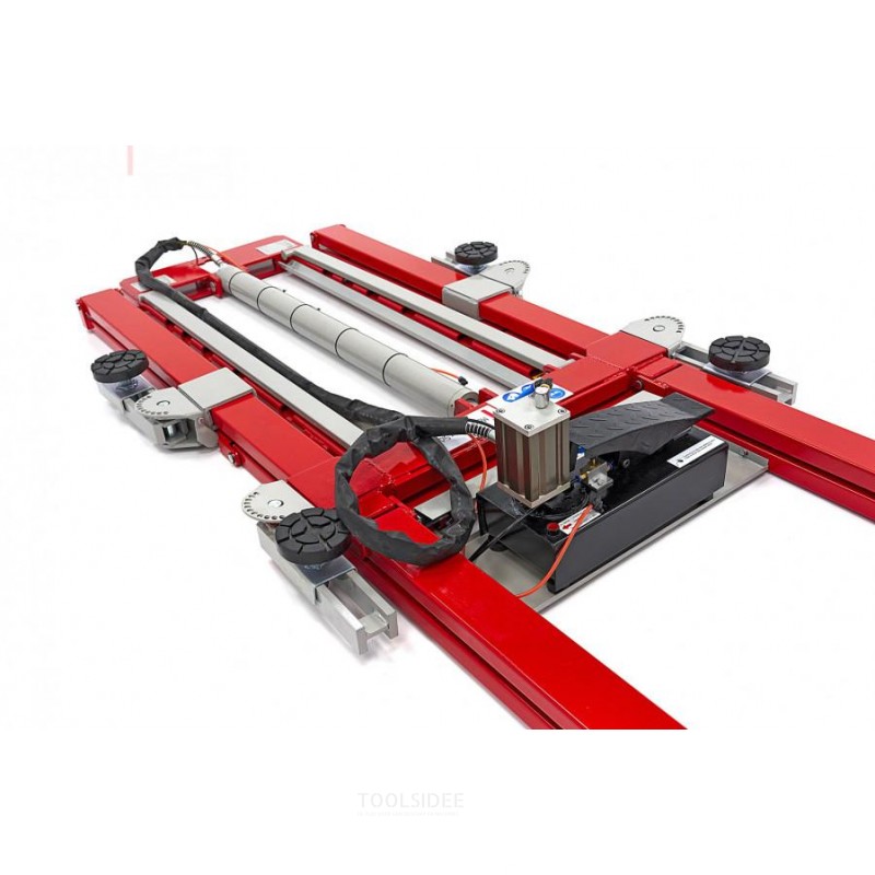 HBM 2500 kg. Rengjøringsbro, Bilbro, Dekkbro, Justerbar, Ekstra lav