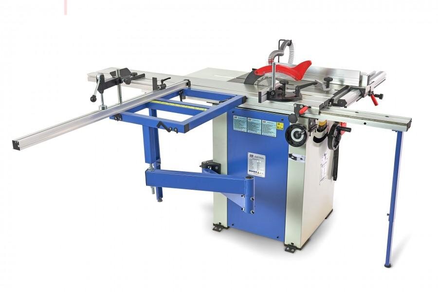 HBM 1600 Professional Plattensäge, Kreissägetisch mit Rollentisch