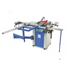 HBM 1600 Professional Plattensäge, Kreissägetisch mit Rollentisch