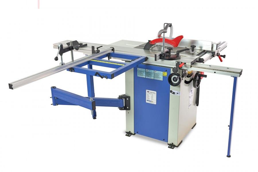 HBM 1600 Professional Plattensäge, Kreissägetisch mit Rollentisch