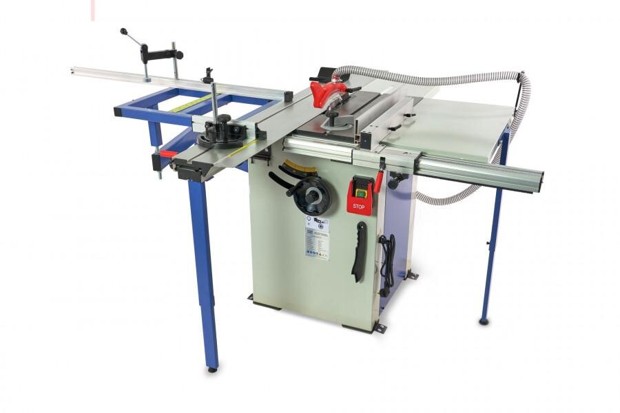 HBM 1600 Professional Plattensäge, Kreissägetisch mit Rollentisch