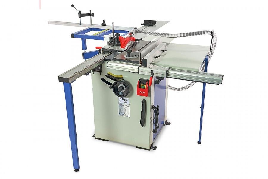 HBM 1600 Professional Plattensäge, Kreissägetisch mit Rollentisch