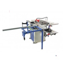 HBM 1600 Professional Plattensäge, Kreissägetisch mit Rollentisch