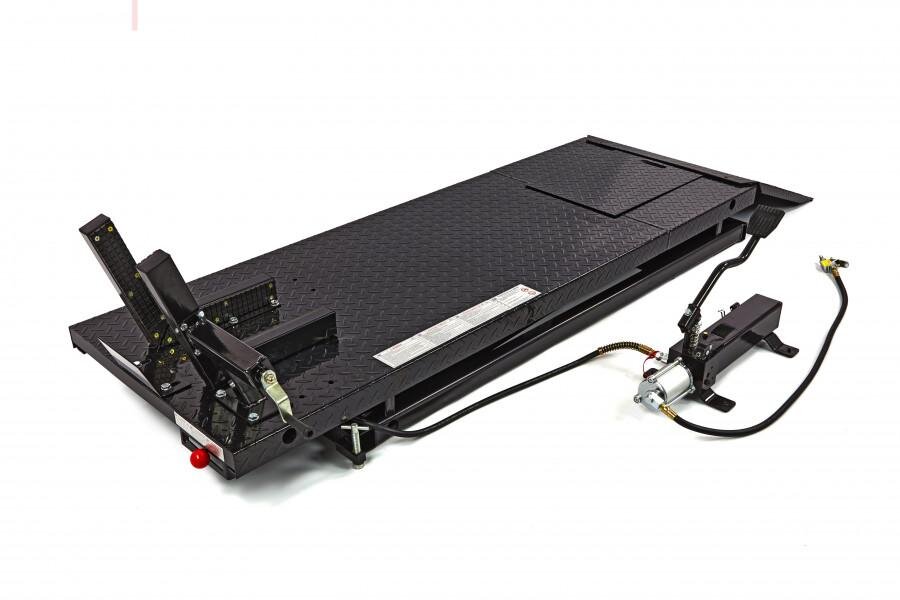 HBM 500 Motorcycle Lift Table - Black