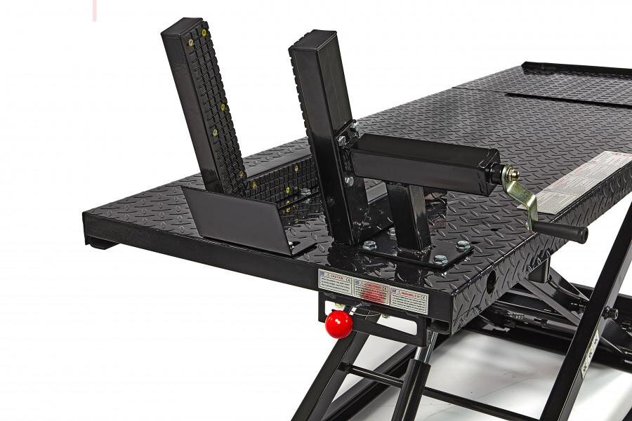 HBM 500 Motorcycle Lift Table - Black