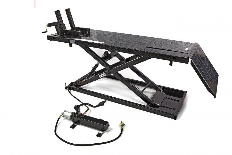 HBM 500 Motorcycle Lift Table - Black