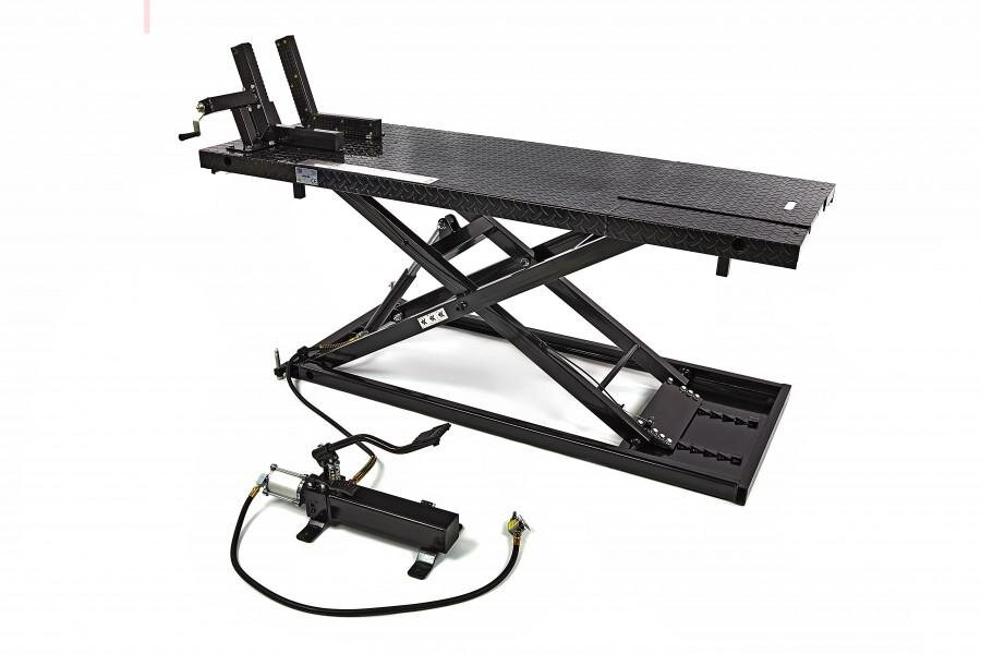 HBM 500 Motorcycle Lift Table - Black