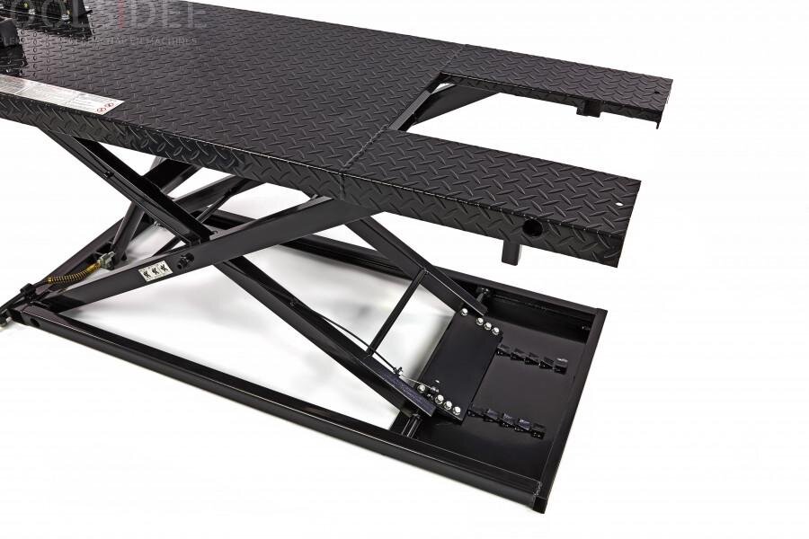 HBM 500 Motorcycle Lift Table - Black