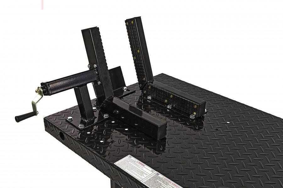 HBM 500 Motorcycle Lift Table - Black