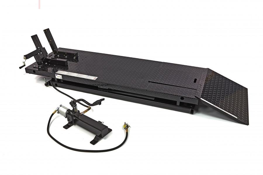 HBM 500 Motorcycle Lift Table - Black