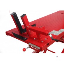 HBM 500 Motorrad-Hubtisch - Rot