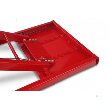 HBM 500 Motorrad-Hubtisch - Rot