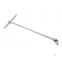 HBM Ekstra Lang T-nøkkel Med Kardanledd 400 mm. Med 1/4” opptak