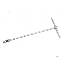 HBM Extra Long T-Wrench With Cardan Joint 400 mm. With 1/2” Mounting